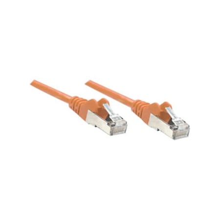 Intellinet Network Solutions 1.5 Ft Orange Cat6 Snagless Patch Cable 342230